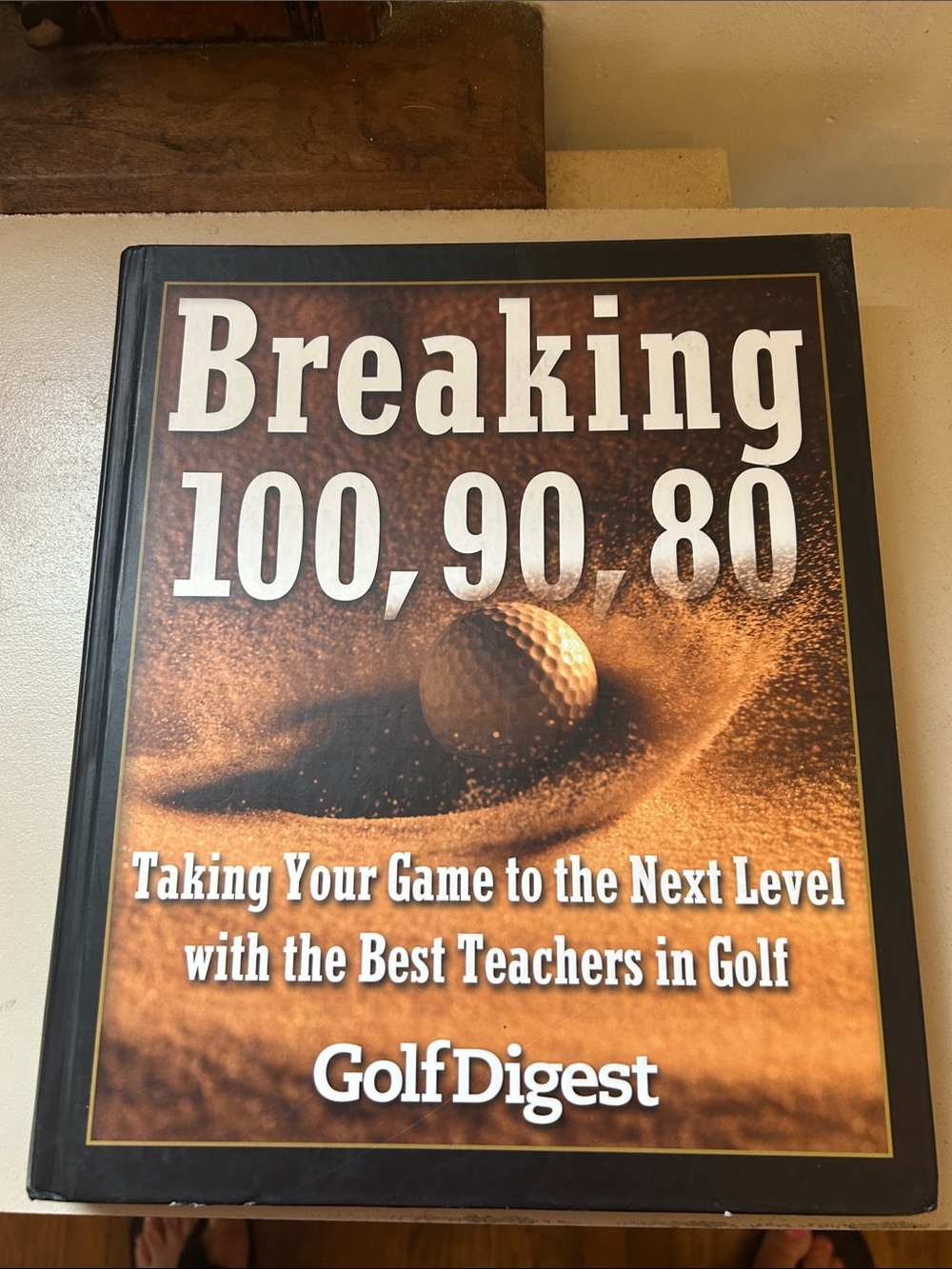 Breaking 100, 90, 80 Golf Instruction Book Golf Digest EUC